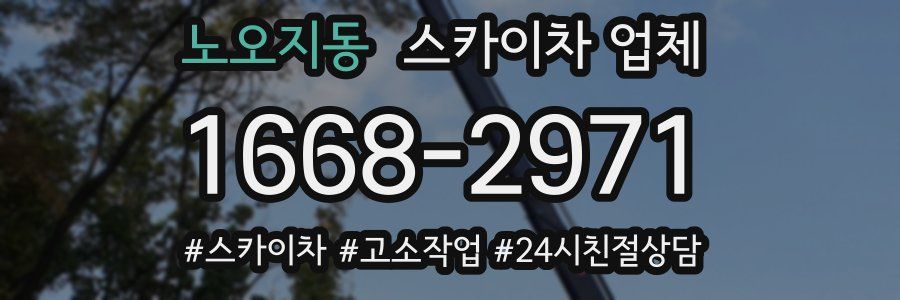 노오지동 스카이차 업체