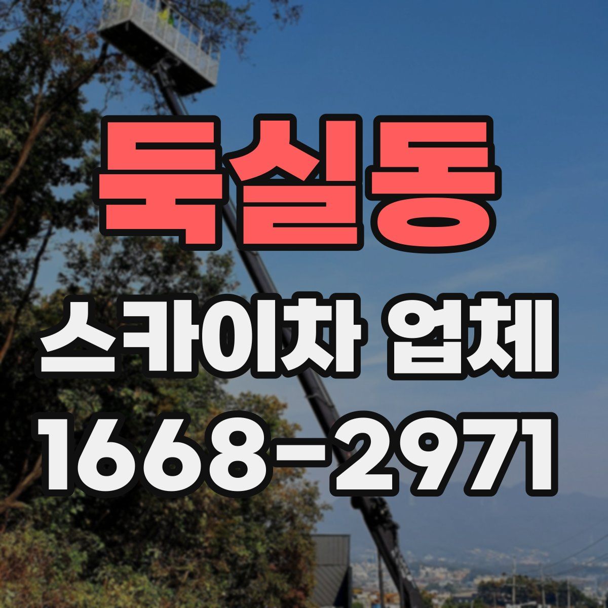 둑실동 스카이차 업체