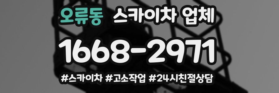 오류동 스카이차 업체