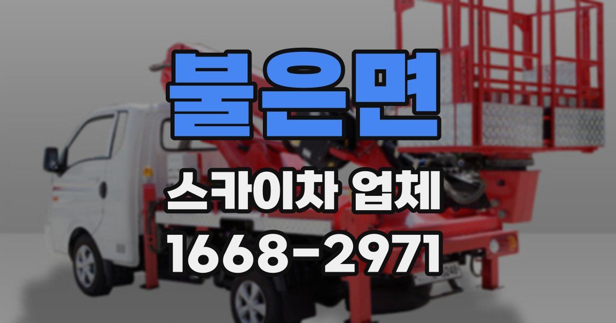 불은면 스카이차 업체