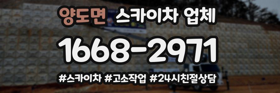 양도면 스카이차 업체
