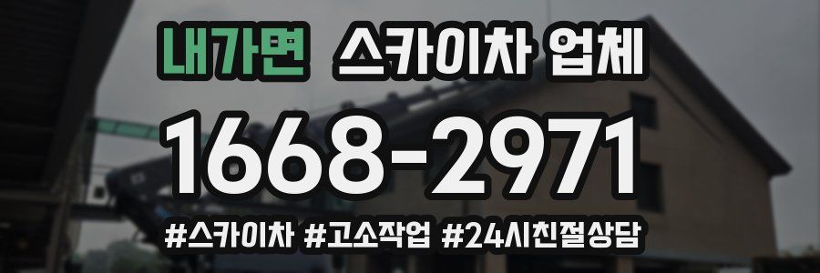 내가면 스카이차 업체