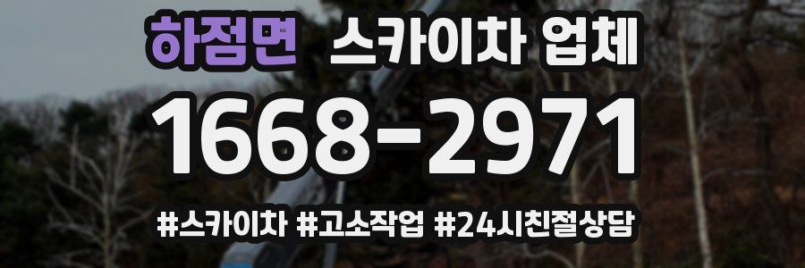 하점면 스카이차 업체