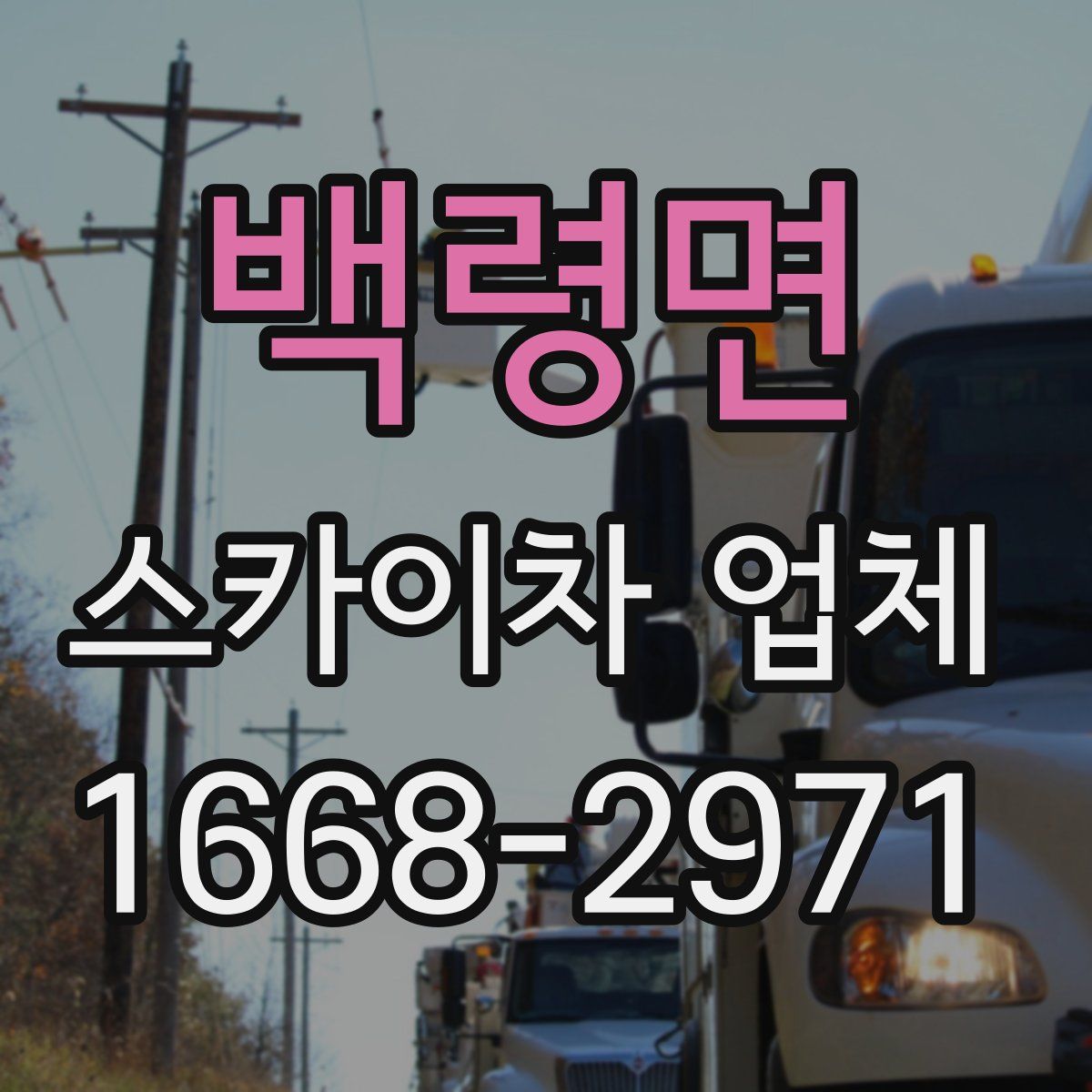 백령면 스카이차 업체