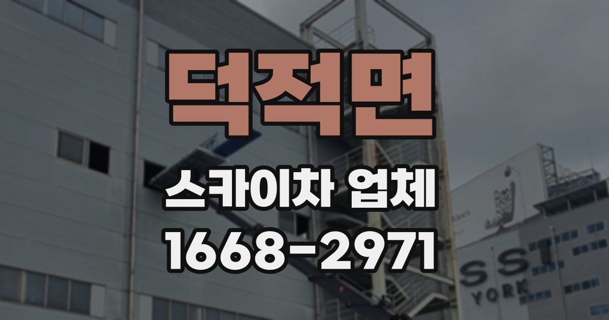 덕적면 스카이차 업체