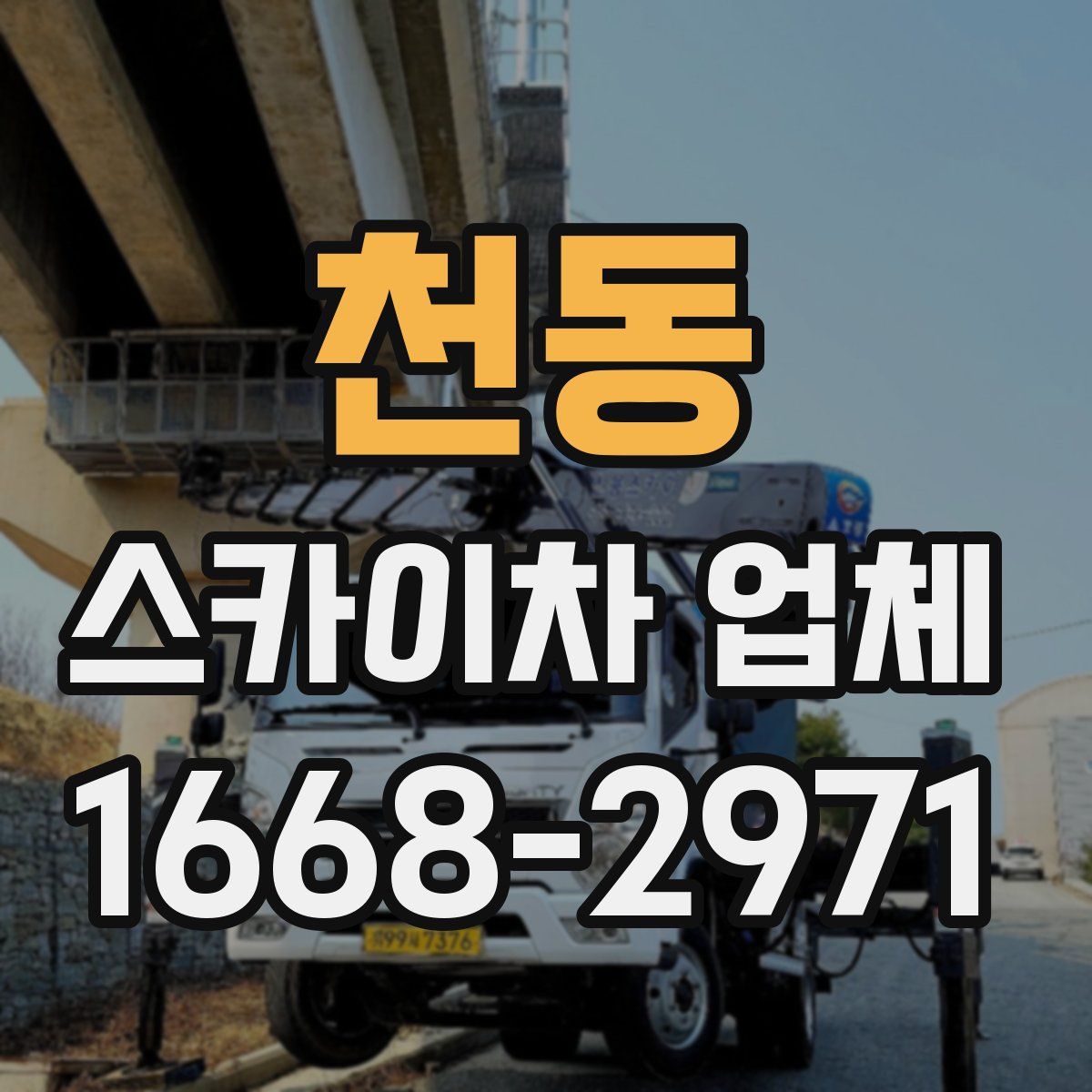 천동 스카이차 업체