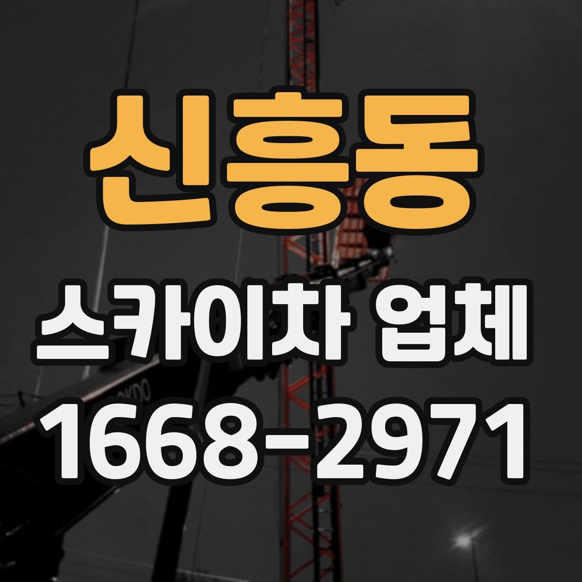 신흥동 스카이차 업체