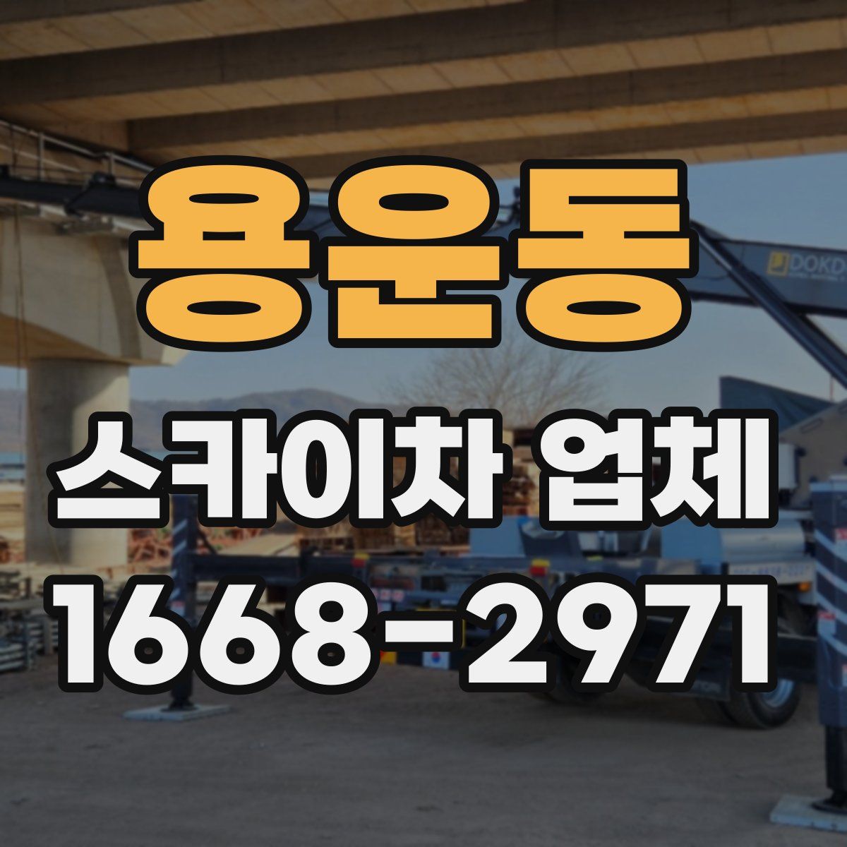 용운동 스카이차 업체