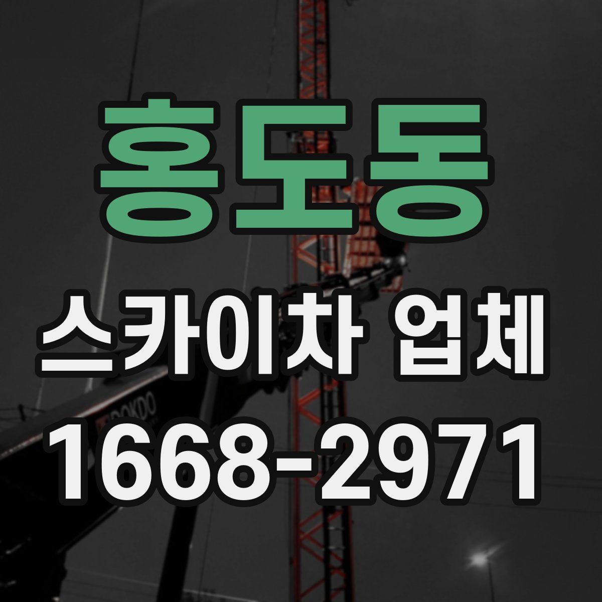 홍도동 스카이차 업체