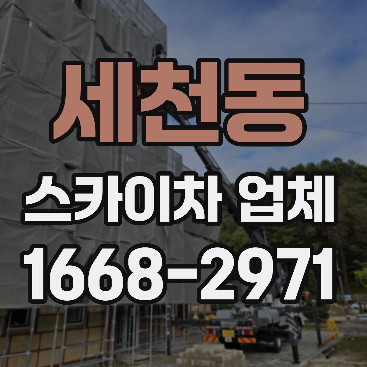 세천동 스카이차 업체