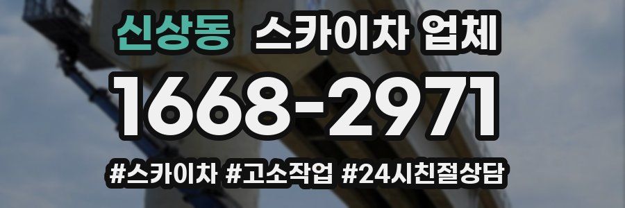 신상동 스카이차 업체