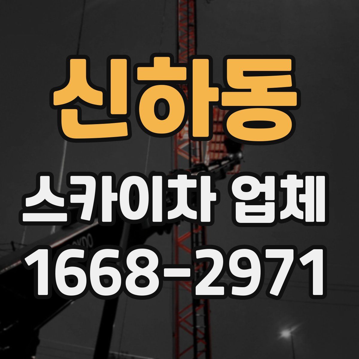신하동 스카이차 업체