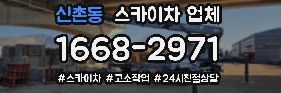 신촌동 스카이차 업체