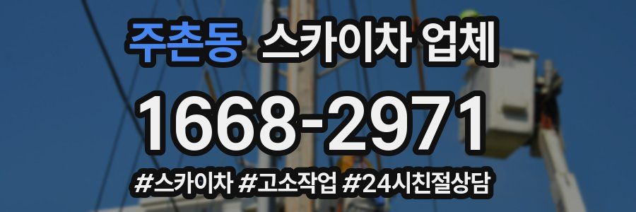 주촌동 스카이차 업체