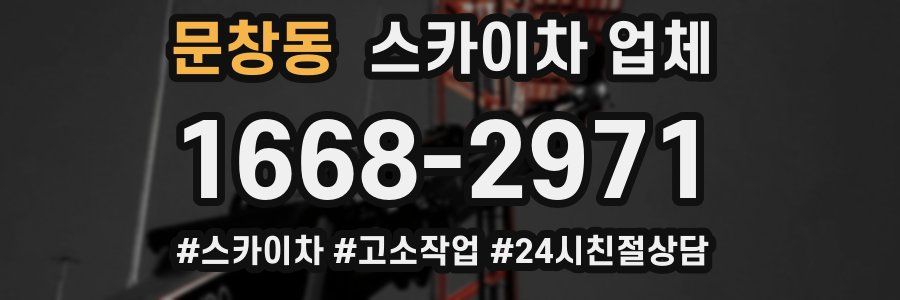 문창동 스카이차 업체