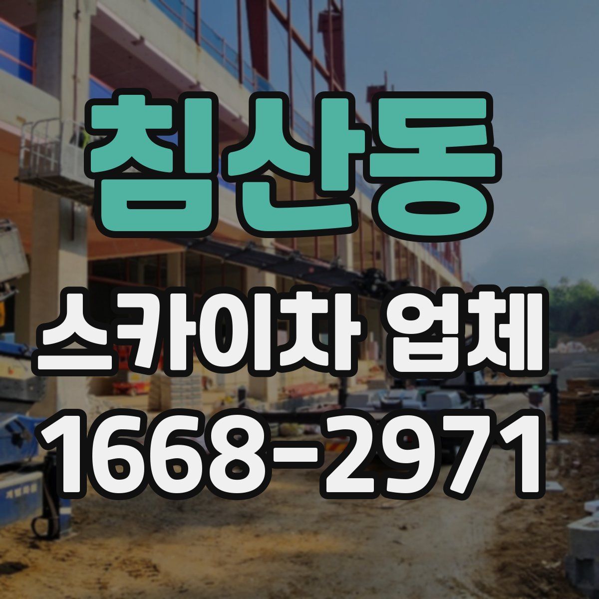 침산동 스카이차 업체