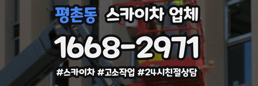 평촌동 스카이차 업체