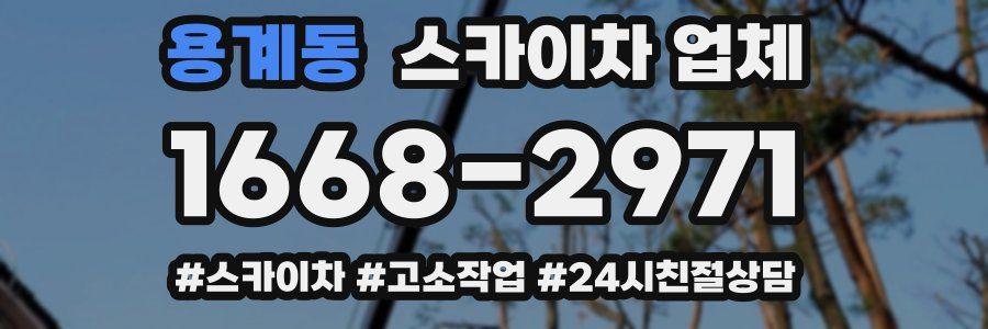 용계동 스카이차 업체