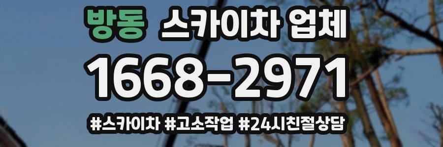 방동 스카이차 업체