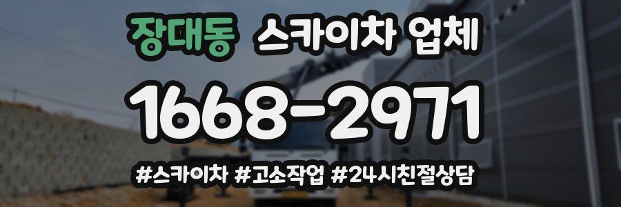 장대동 스카이차 업체