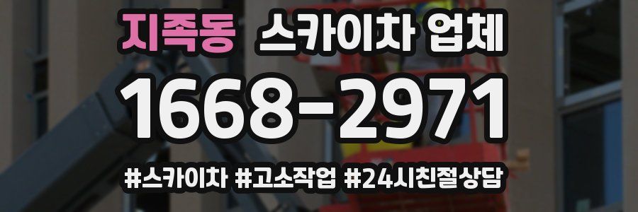 지족동 스카이차 업체