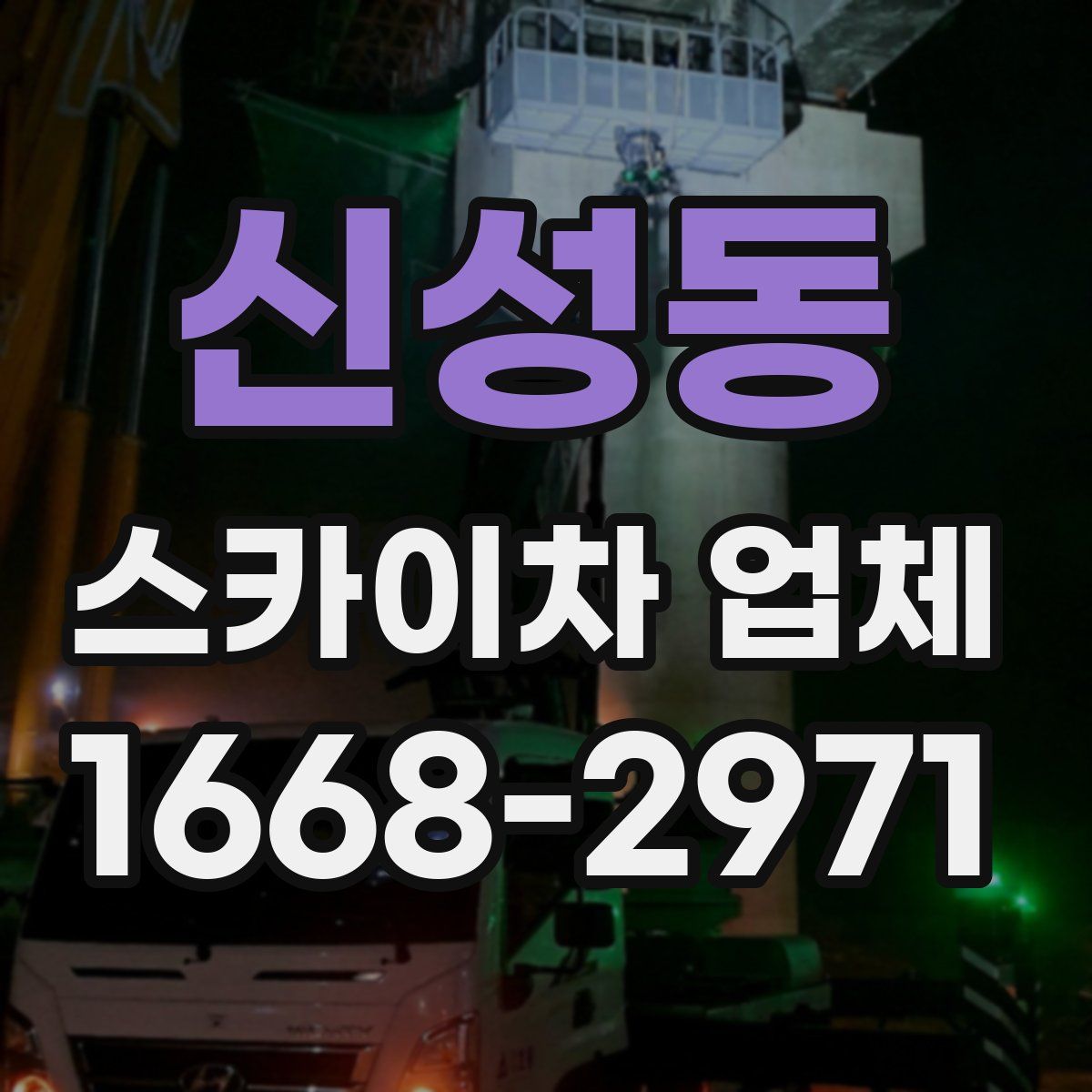 신성동 스카이차 업체