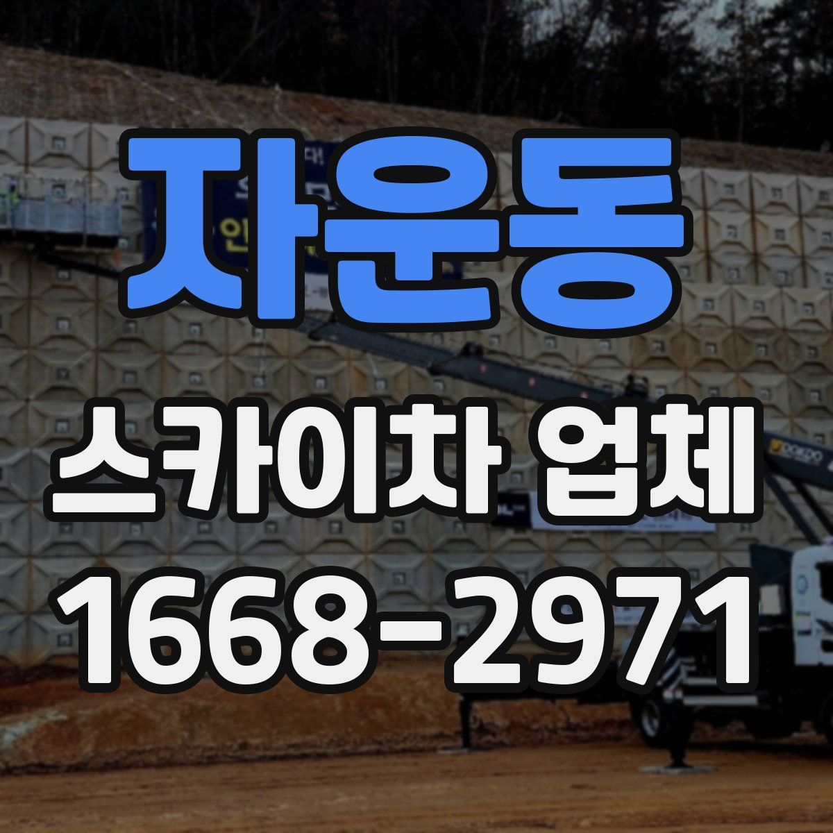 자운동 스카이차 업체
