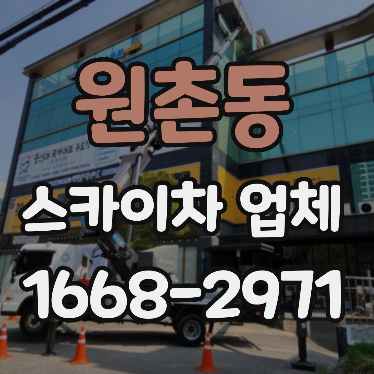 원촌동 스카이차 업체