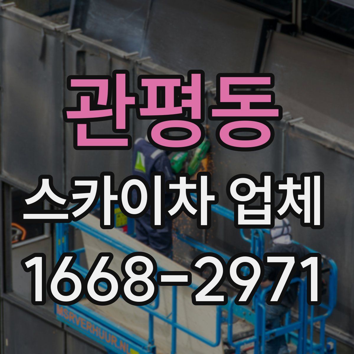 관평동 스카이차 업체