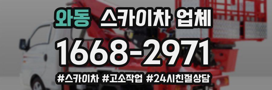 와동 스카이차 업체