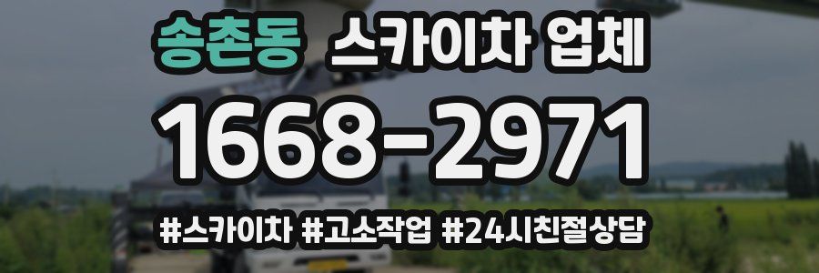 송촌동 스카이차 업체