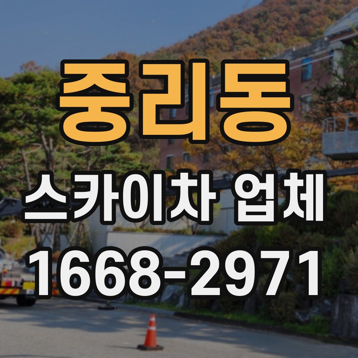 중리동 스카이차 업체