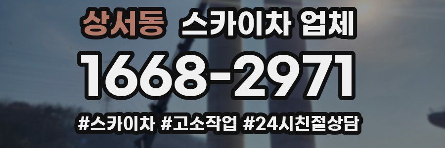 상서동 스카이차 업체