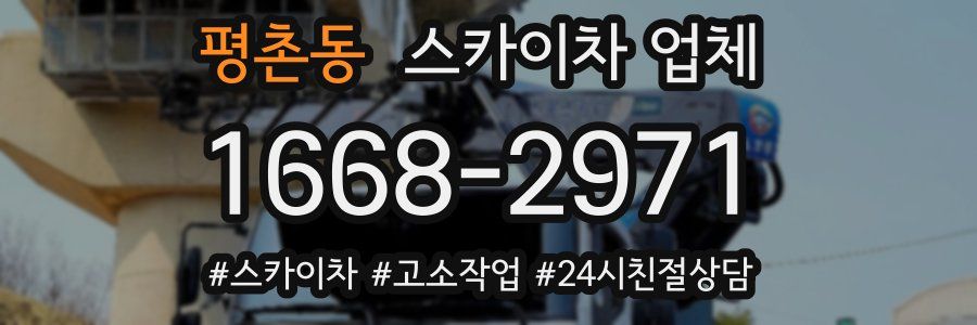 평촌동 스카이차 업체