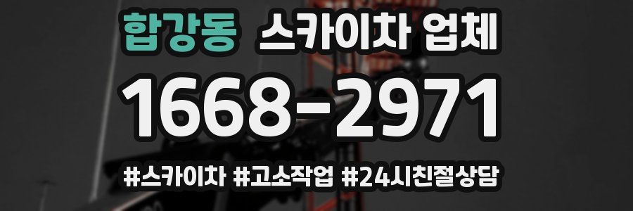 합강동 스카이차 업체