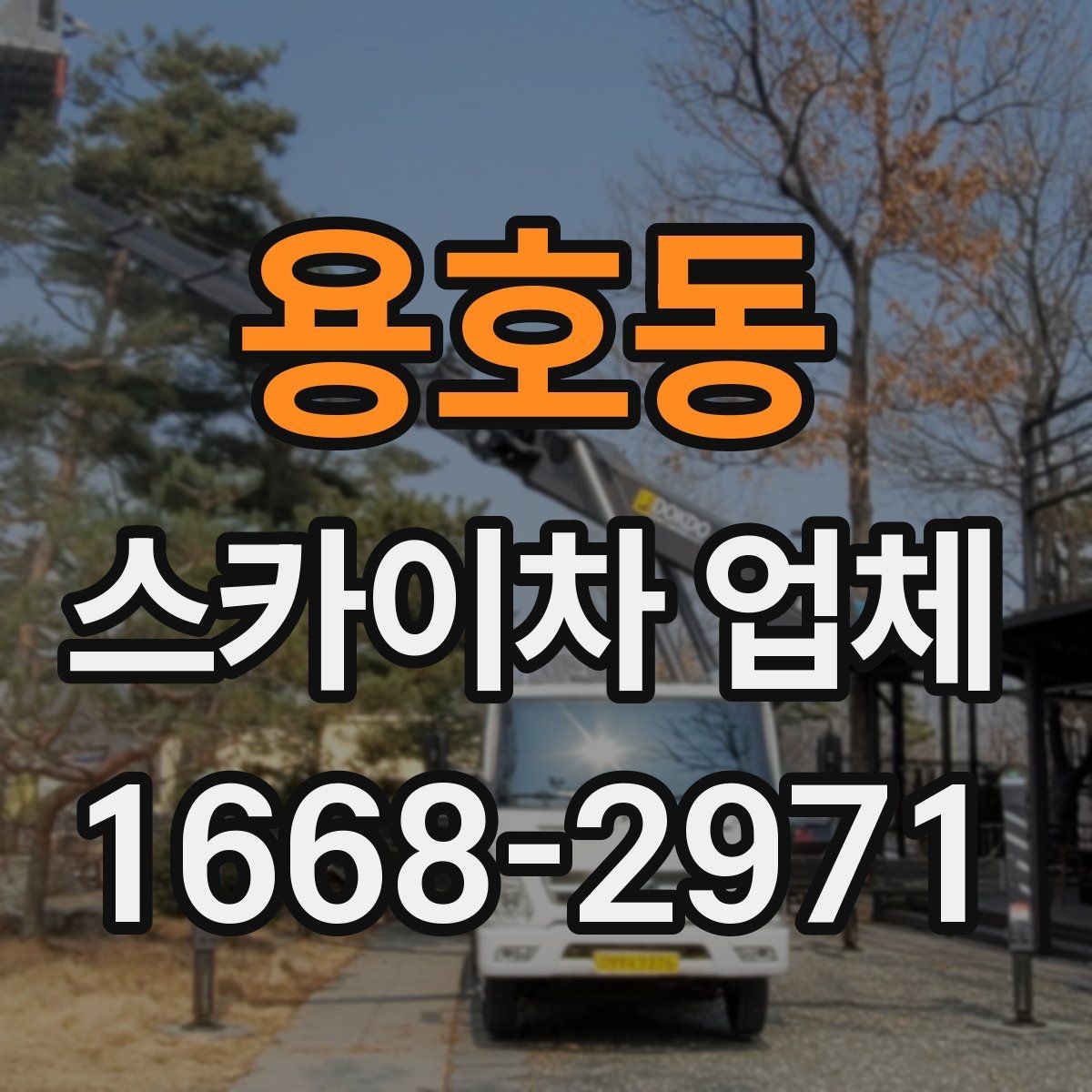 용호동 스카이차 업체 작업 인원과 협업 방식 알아보기