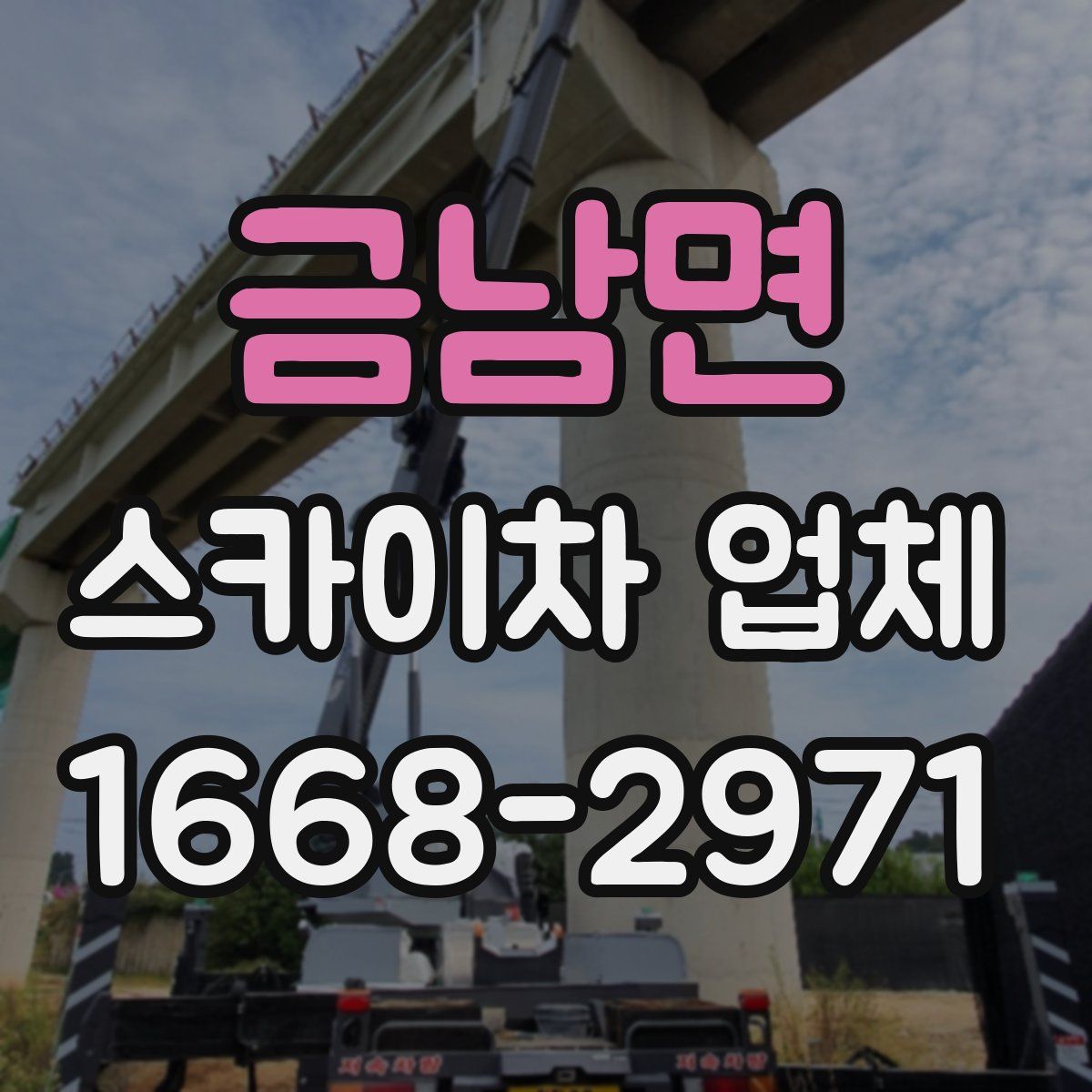 금남면 스카이차 업체