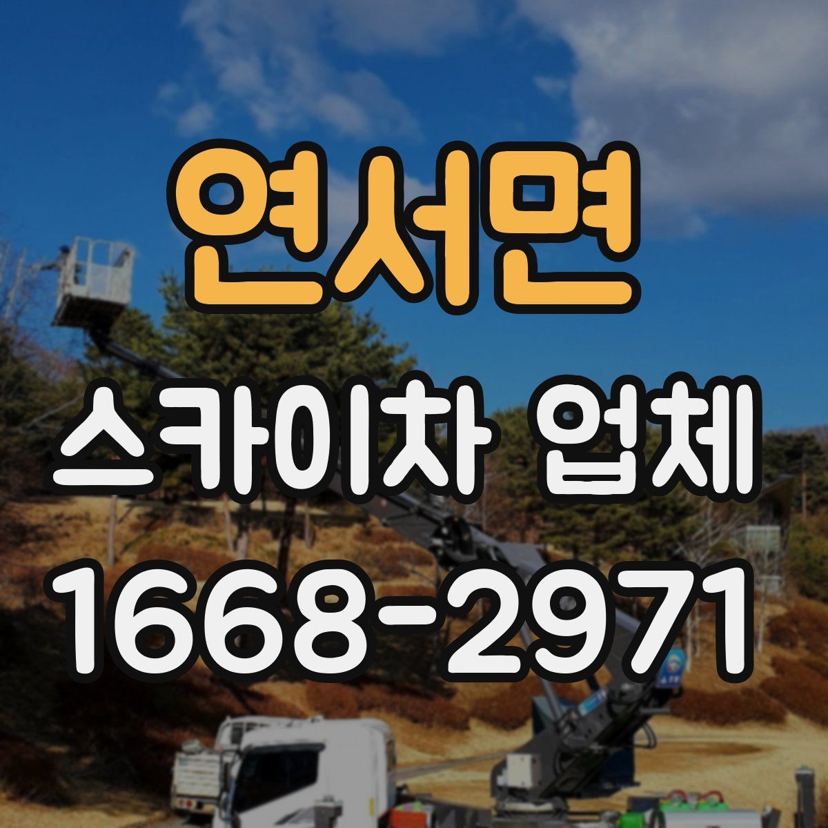 연서면 스카이차 업체