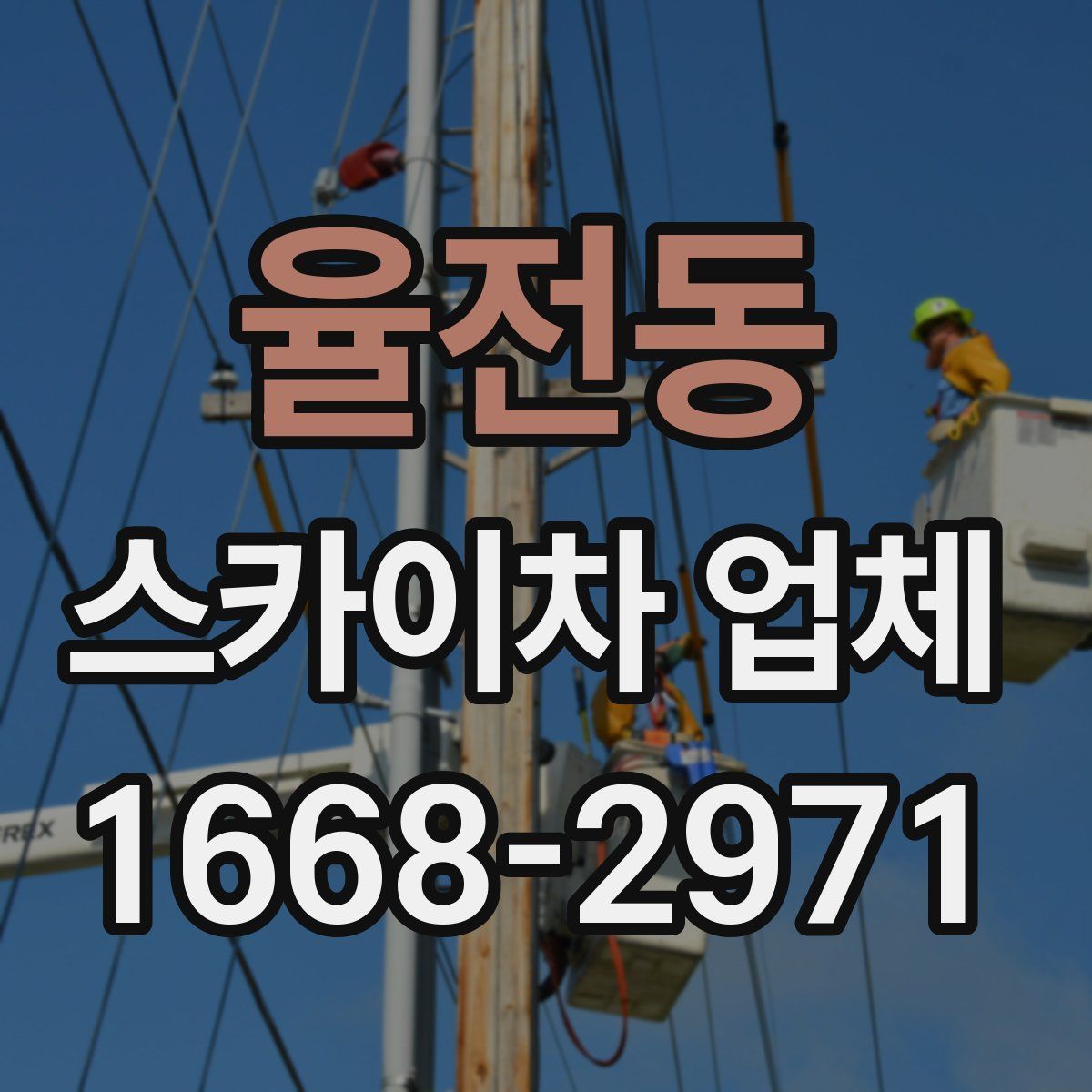 율전동 스카이차 업체