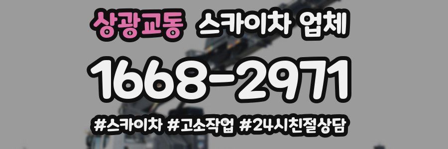 상광교동 스카이차 업체