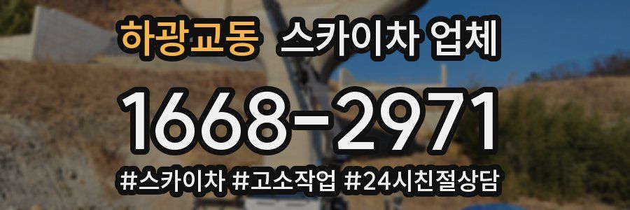 하광교동 스카이차 업체