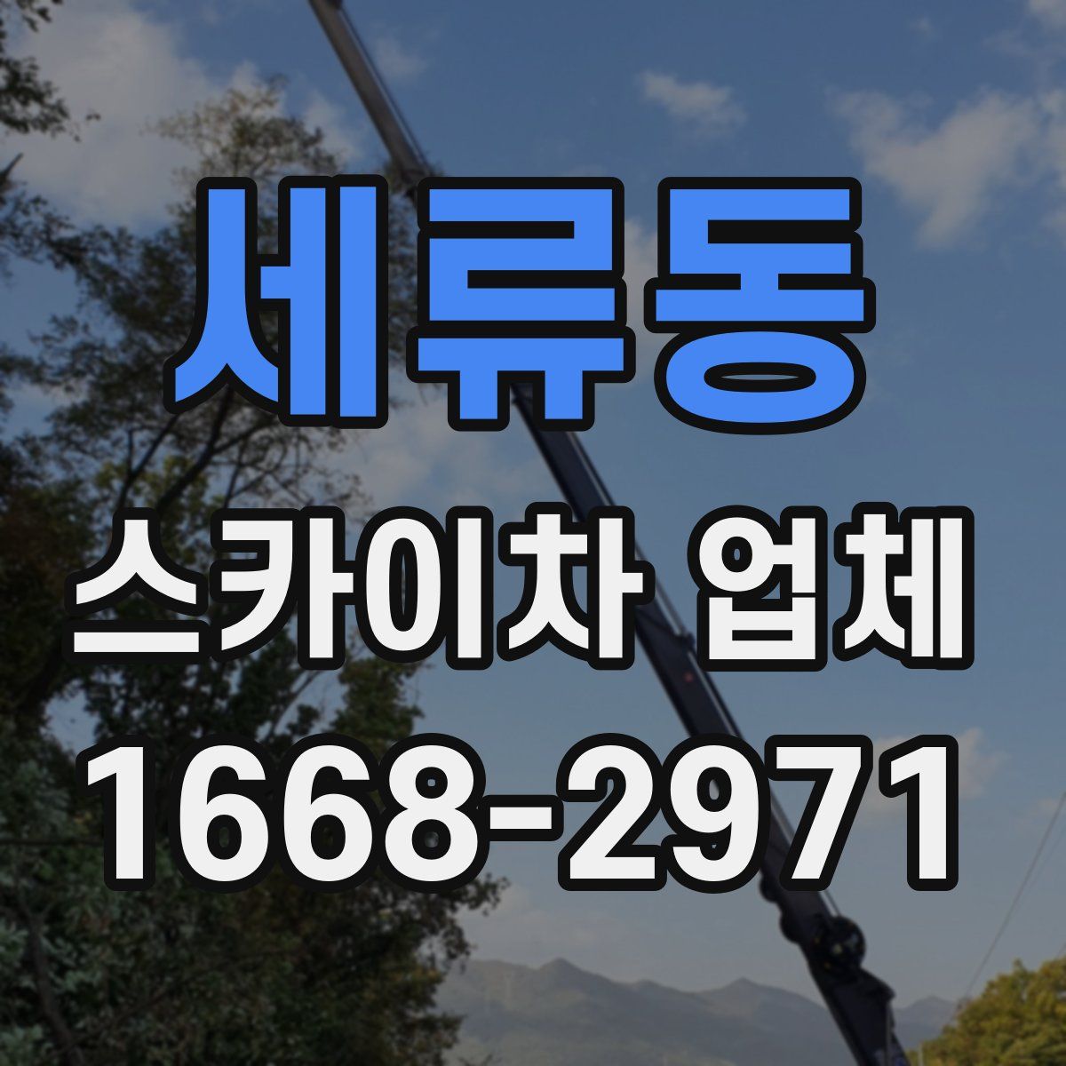 세류동 스카이차 업체