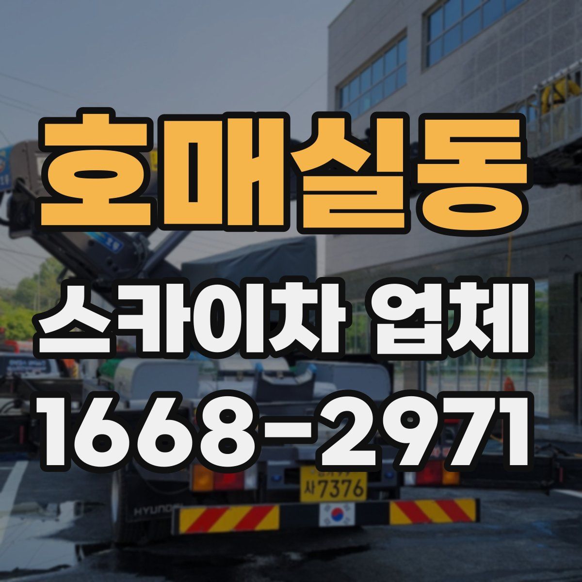 호매실동 스카이차 업체