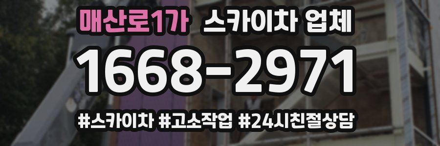 매산로1가 스카이차 업체