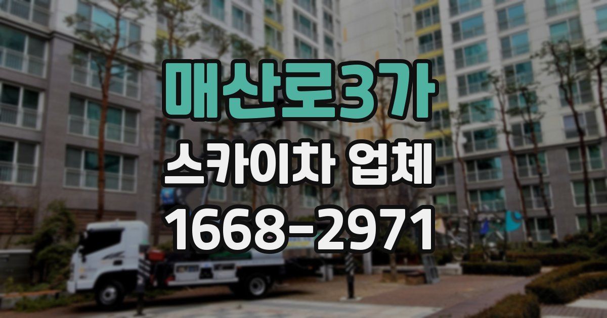 매산로3가 스카이차 업체