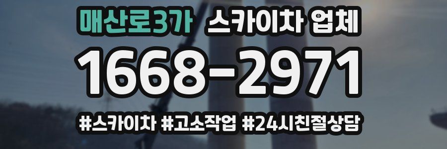 매산로3가 스카이차 업체