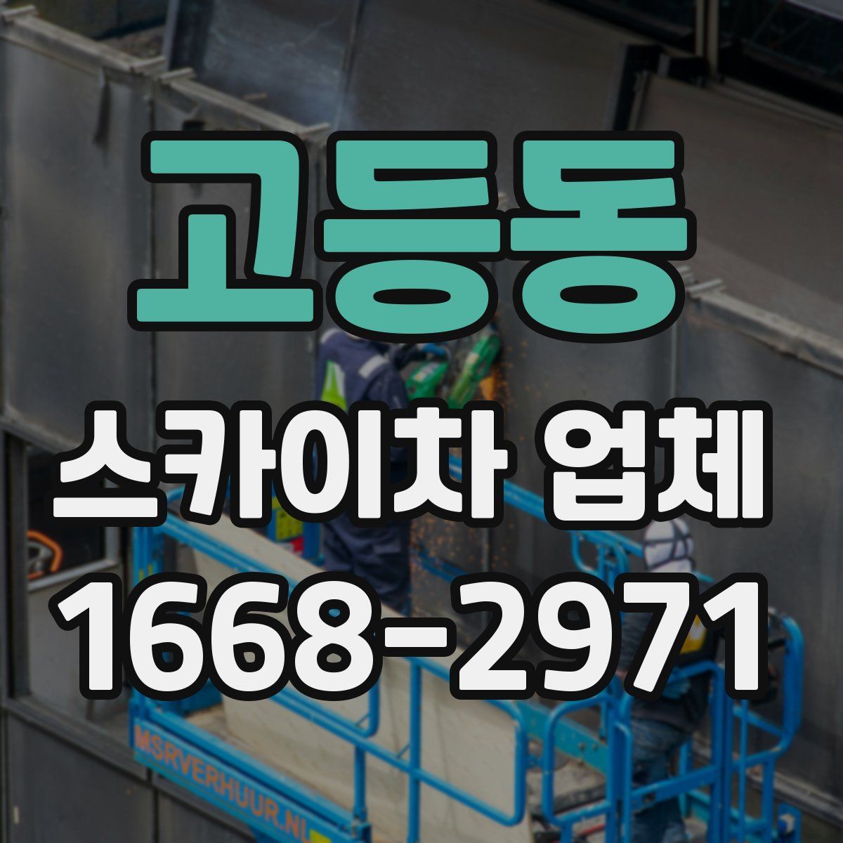 고등동 스카이차 업체