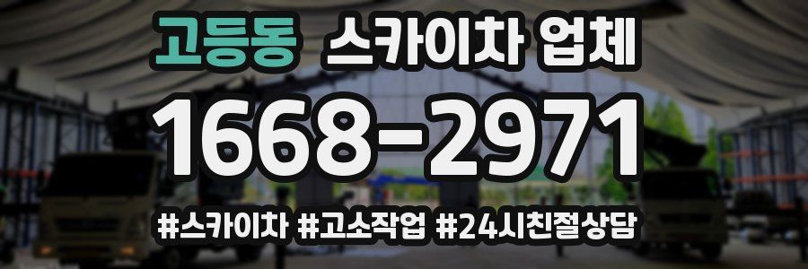 고등동 스카이차 업체