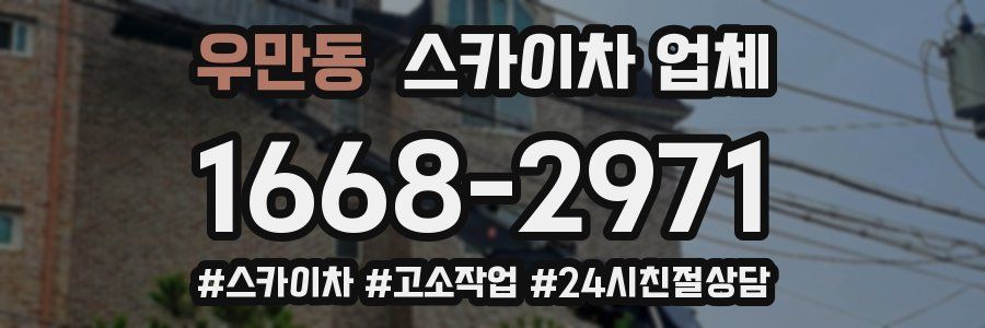 우만동 스카이차 업체