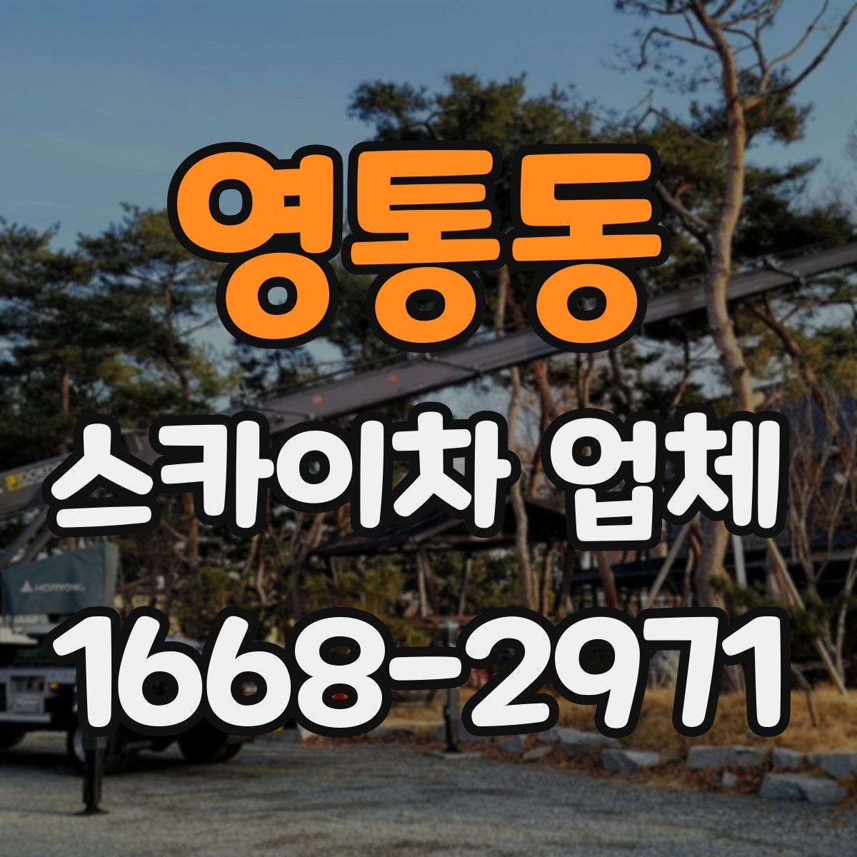 영통동 스카이차 업체